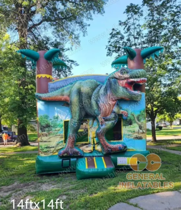 GB-068 3D Dinosaur Bounce House &ndash; Jurassic Adventure Inflatable for Kids - customer photo from USA
