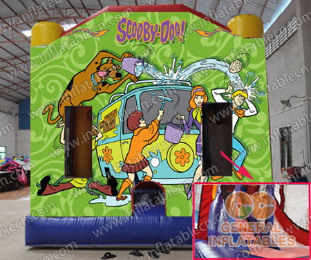 GB-269 Combo de salto de Scooby doo con resbaladilla