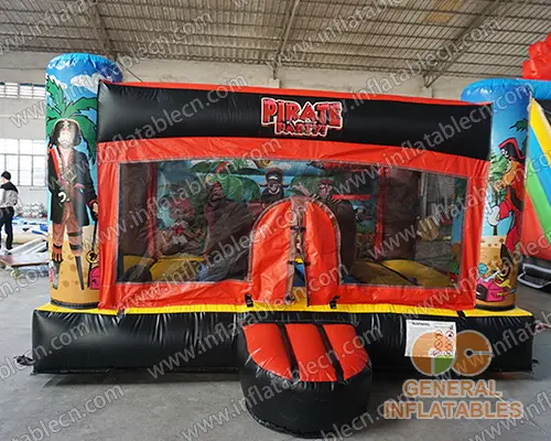 Indoor pirate bounce house