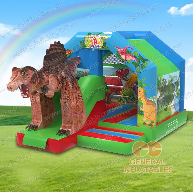 GCO-091 Castillo Hinchable Combo Dino Saltarín