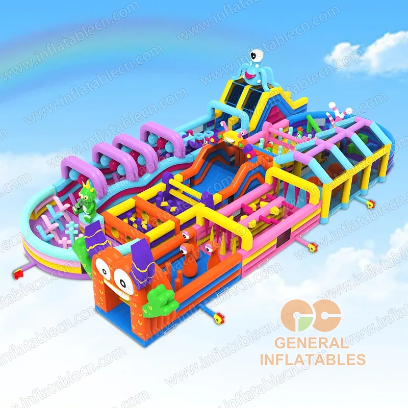 GO-233 Carrera de Monstruos Gigantes con Múltiples Obstáculos