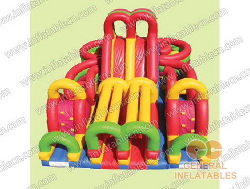 GS-039 Tobogán rojo inflable a la venta