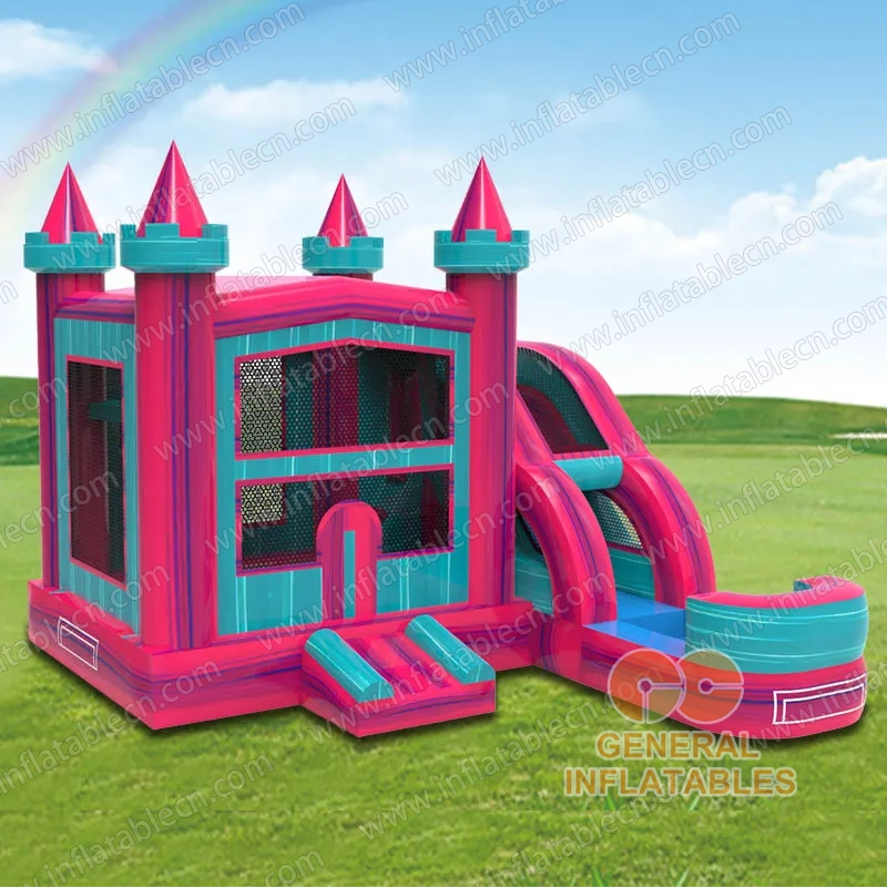 GWC-170 Combo de Castillo Inflable Mojado/Seco